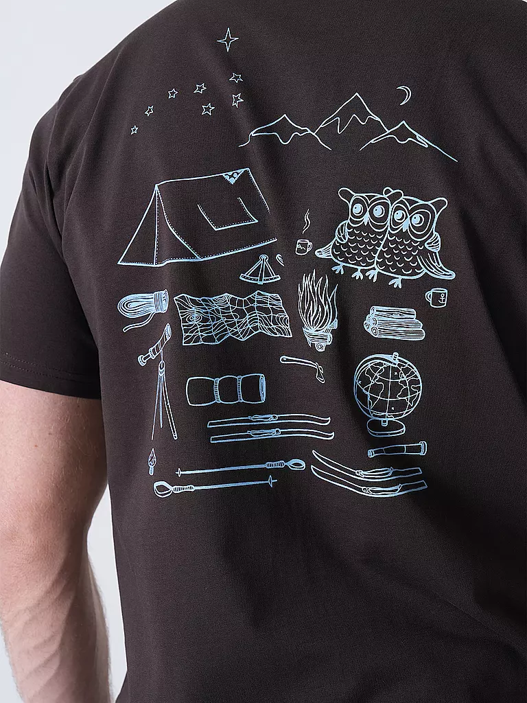 KNOWLEDGE COTTON APPAREL | Camiseta BACKPRINT CAMP LIFE | 
