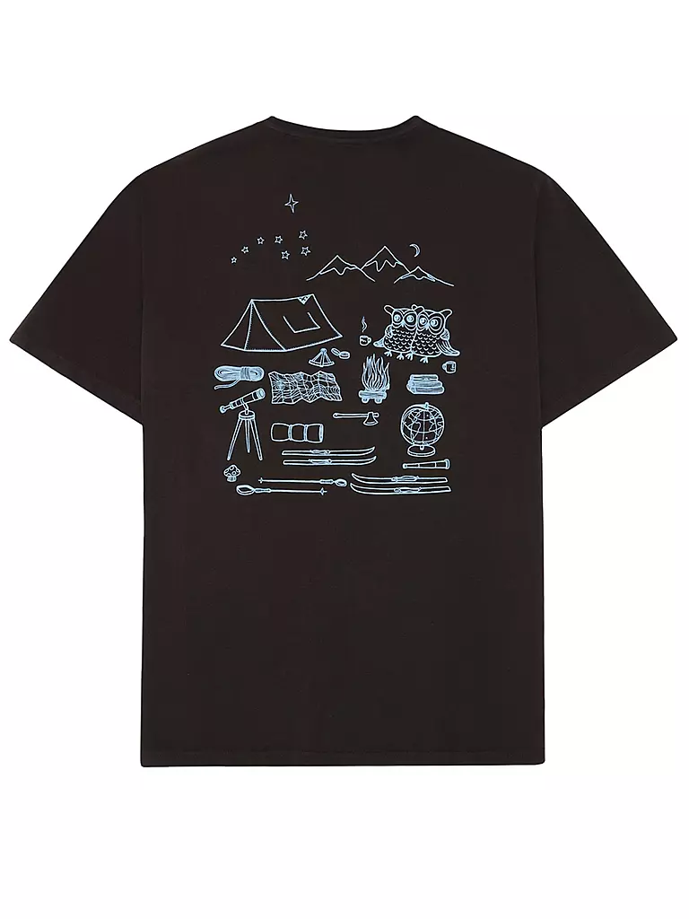 KNOWLEDGE COTTON APPAREL | Camiseta BACKPRINT CAMP LIFE | 