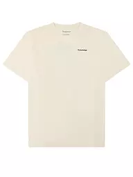 KNOWLEDGE COTTON APPAREL | Camiseta BACKPRINT MOUNTAIN | Crema