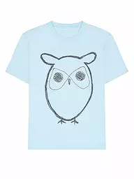 KNOWLEDGE COTTON APPAREL | Camiseta BIG OWL | Turquesa