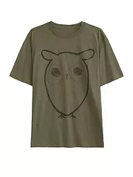 KNOWLEDGE COTTON APPAREL | Camiseta BIG OWL | Oliva