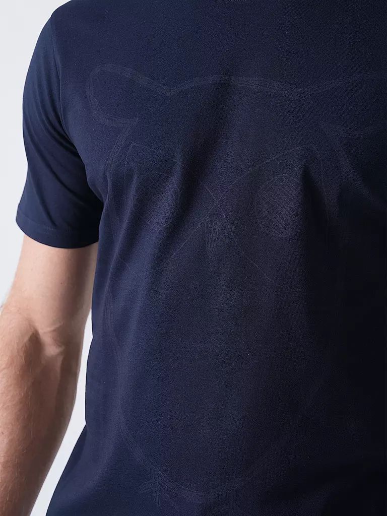 KNOWLEDGE COTTON APPAREL | Camiseta BIG OWL | Azul oscuro