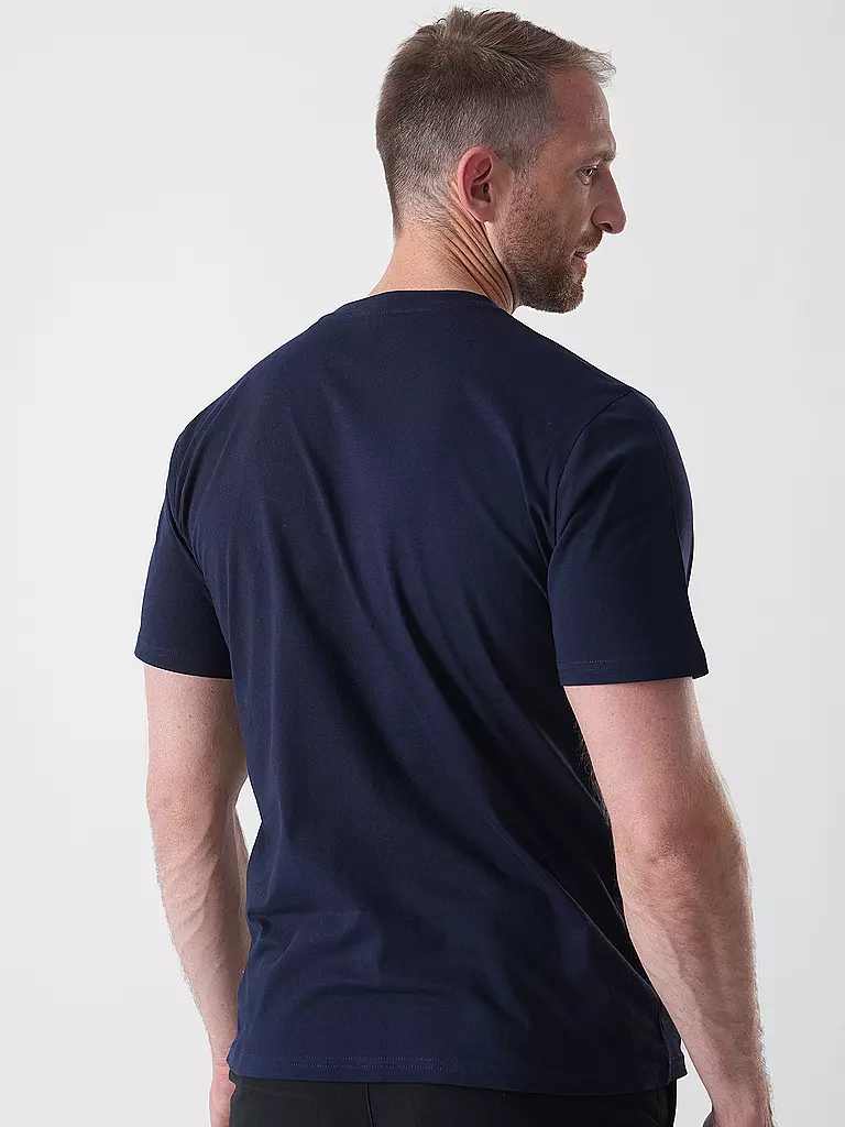 KNOWLEDGE COTTON APPAREL | Camiseta BIG OWL | Azul oscuro