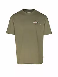 KNOWLEDGE COTTON APPAREL | T-Shirt TEE KAJAK | Oliva