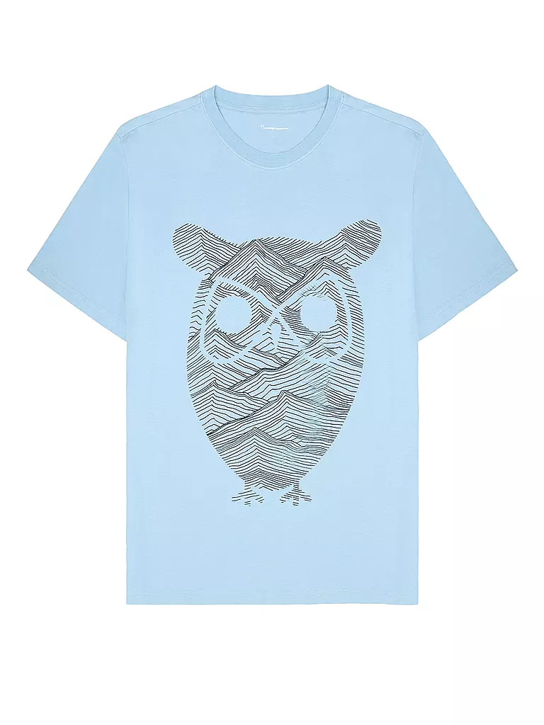 KNOWLEDGE COTTON APPAREL | Camiseta | Azul claro