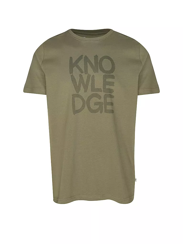 KNOWLEDGE COTTON APPAREL | Camiseta | Oliva