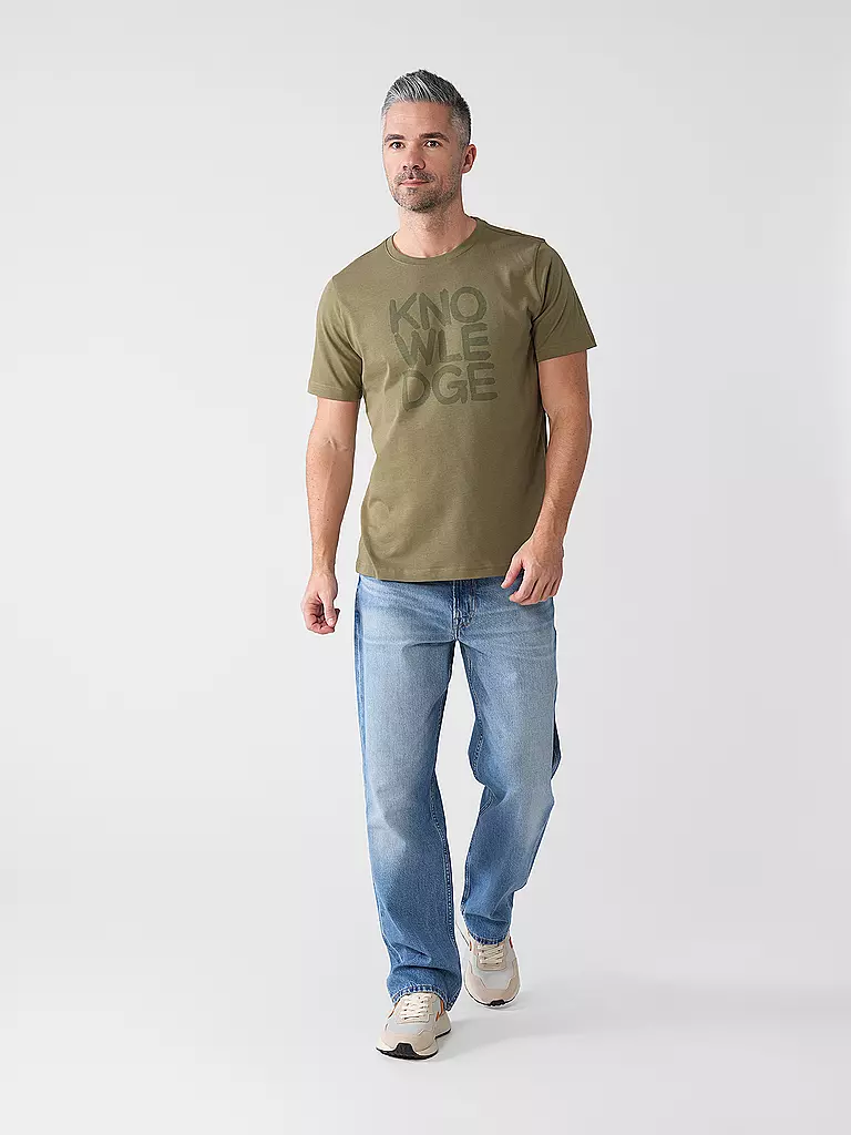 KNOWLEDGE COTTON APPAREL | Camiseta | Oliva