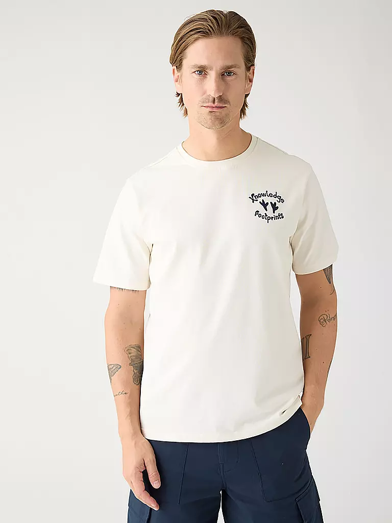 KNOWLEDGE COTTON APPAREL | Camiseta | Crema