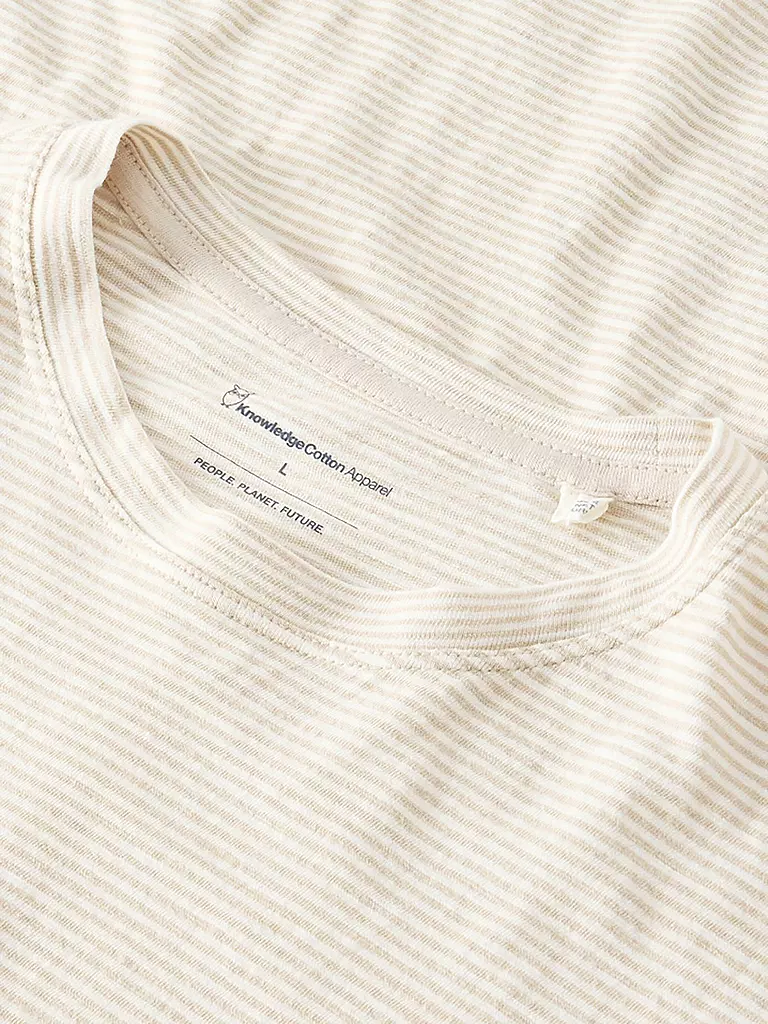 KNOWLEDGE COTTON APPAREL | Camiseta | Crema