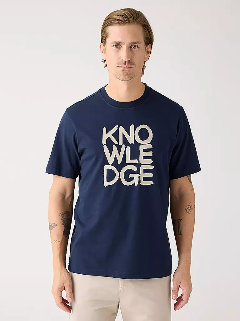KNOWLEDGE COTTON APPAREL | Camiseta | Azul