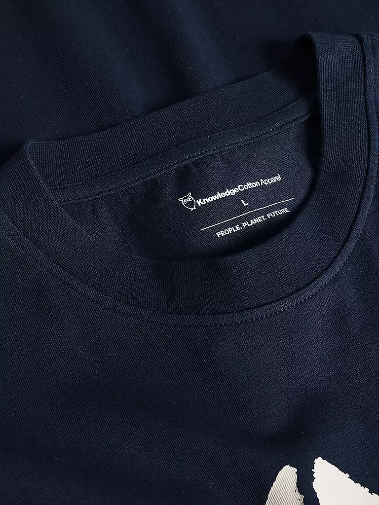 KNOWLEDGE COTTON APPAREL | Camiseta | Azul