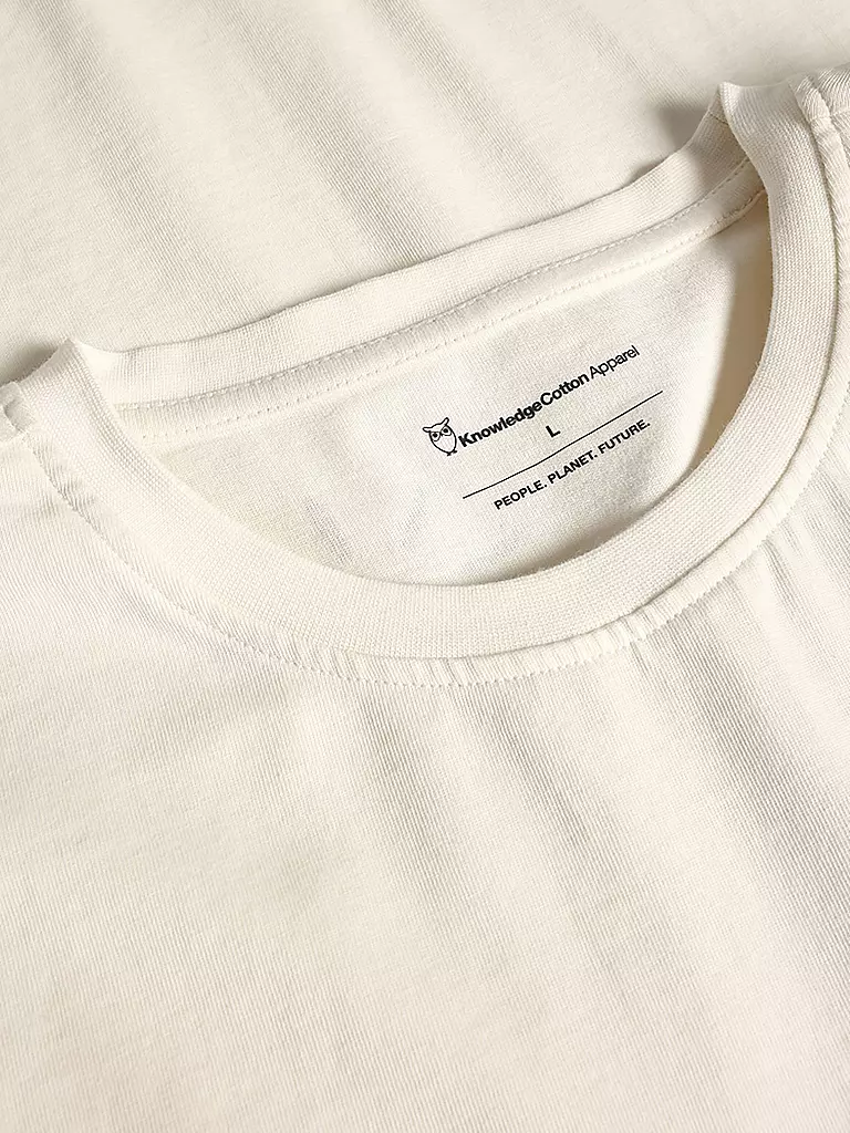 KNOWLEDGE COTTON APPAREL | Camiseta | Crema