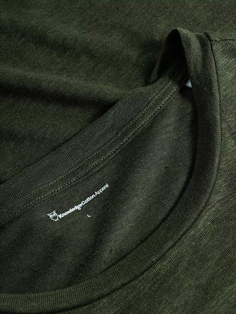 KNOWLEDGE COTTON APPAREL | Camiseta | Oliva