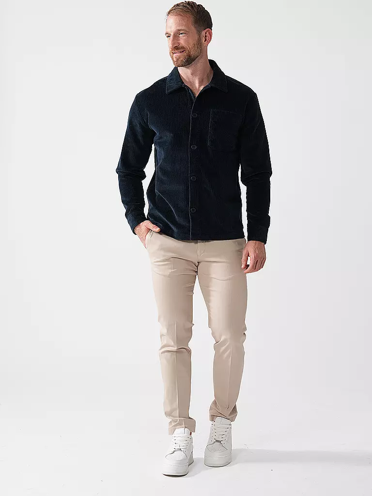 KNOWLEDGE COTTON APPAREL | Cord Overshirt | Azul