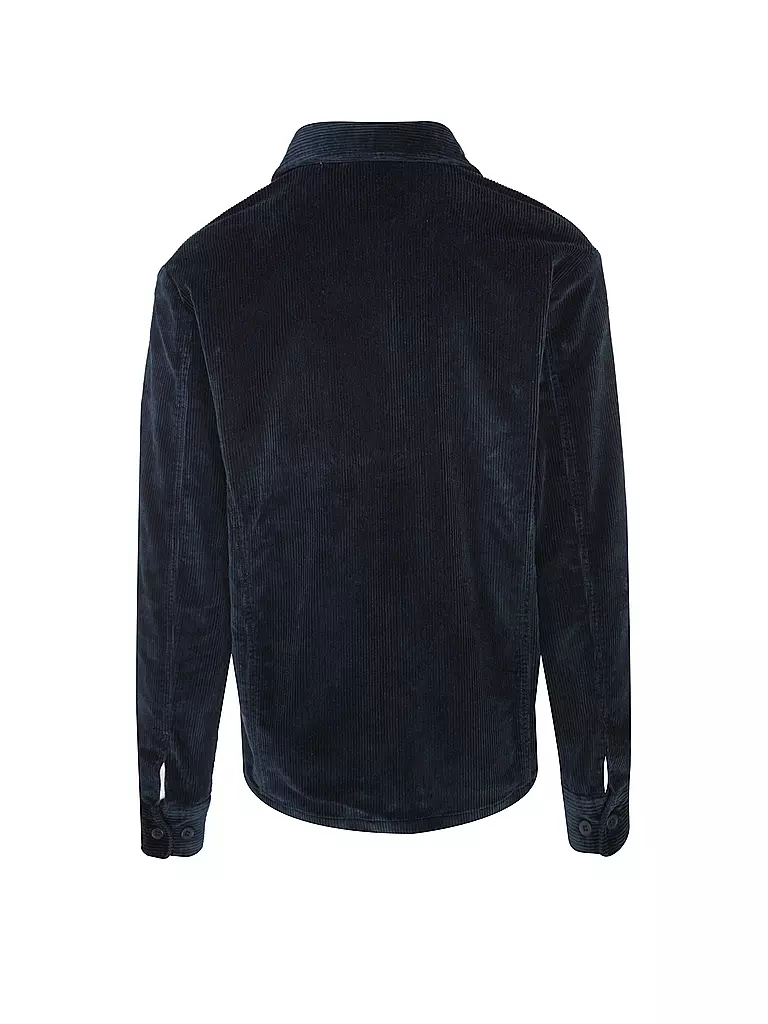 KNOWLEDGE COTTON APPAREL | Cord Overshirt | Azul