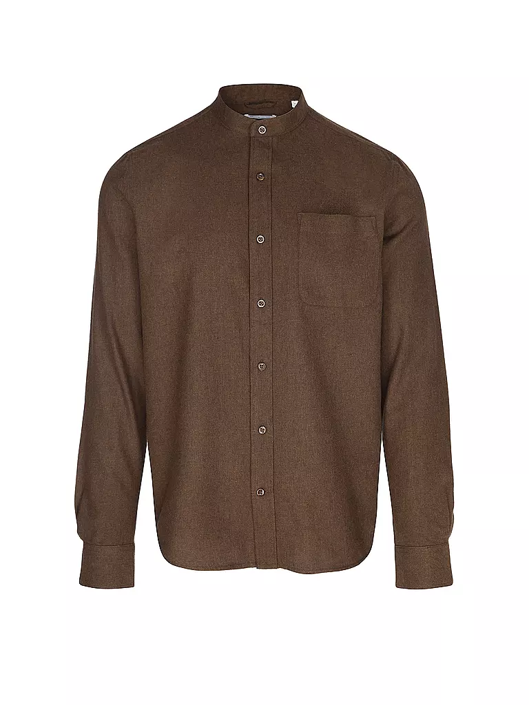 KNOWLEDGE COTTON APPAREL | Flanellhemd  | Marrón