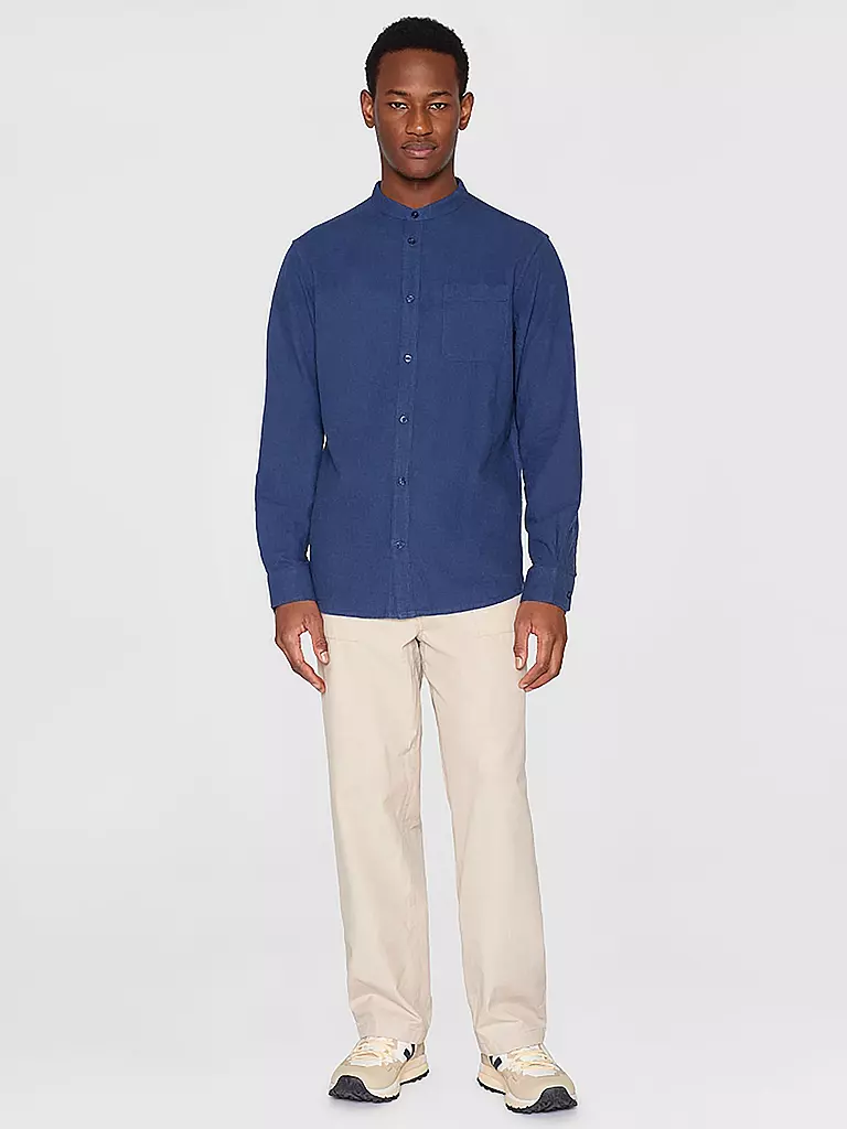 KNOWLEDGE COTTON APPAREL | Flanellhemd  | Azul