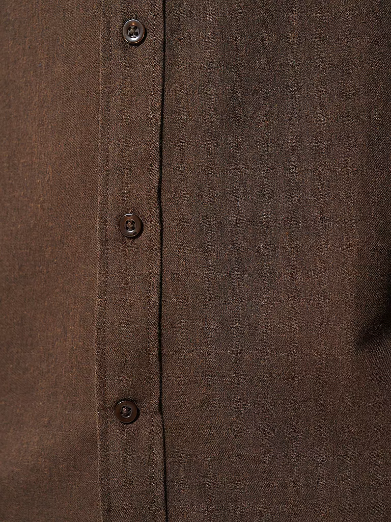 KNOWLEDGE COTTON APPAREL | Flanellhemd  | Marrón