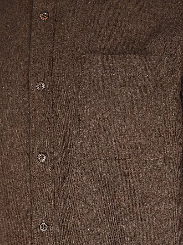 KNOWLEDGE COTTON APPAREL | Flanellhemd  | Marrón