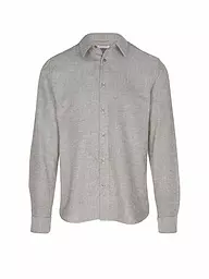 KNOWLEDGE COTTON APPAREL | Flanellhemd Slim Fit | Gris claro