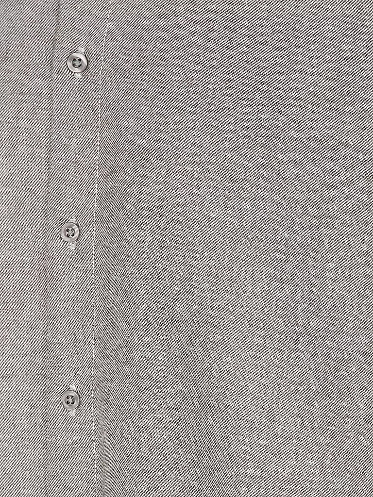 KNOWLEDGE COTTON APPAREL | Flanellhemd Slim Fit | Gris claro