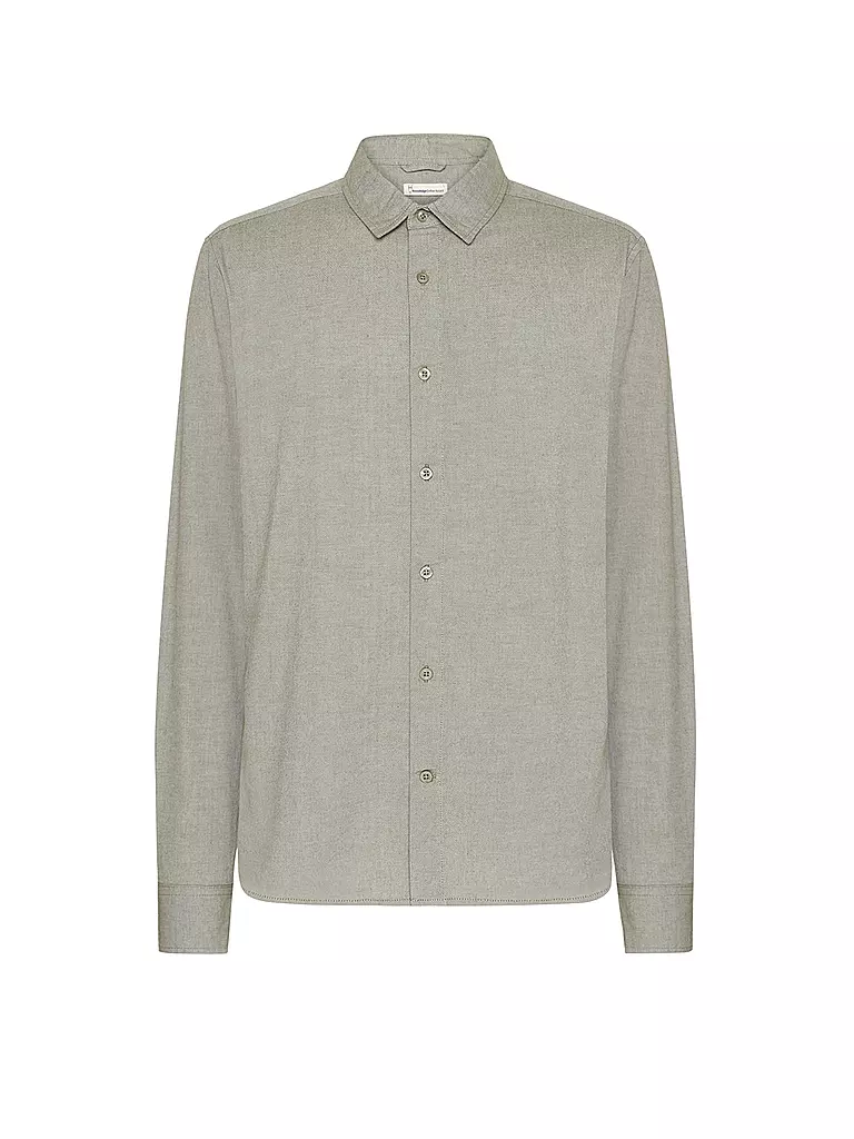 KNOWLEDGE COTTON APPAREL | Hemd Regular Fit  | Oliva