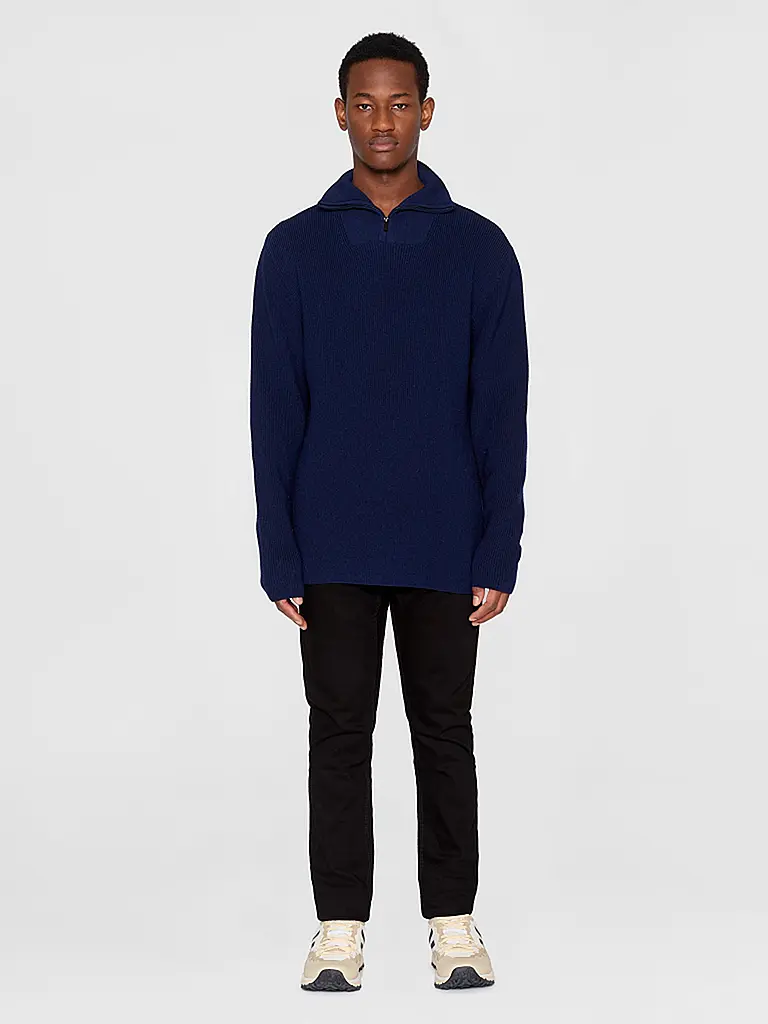 KNOWLEDGE COTTON APPAREL | Jersey Troyer | Azul