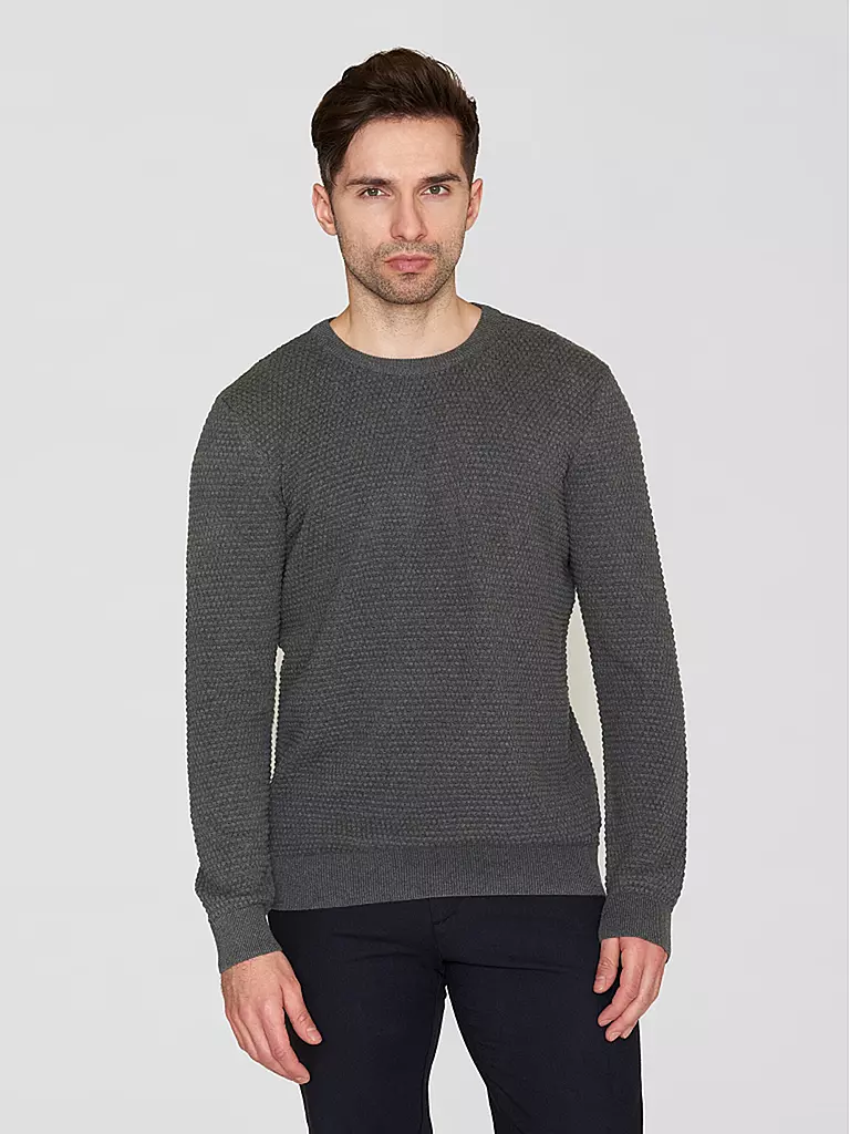 KNOWLEDGE COTTON APPAREL | Jersey VAGN | Gris