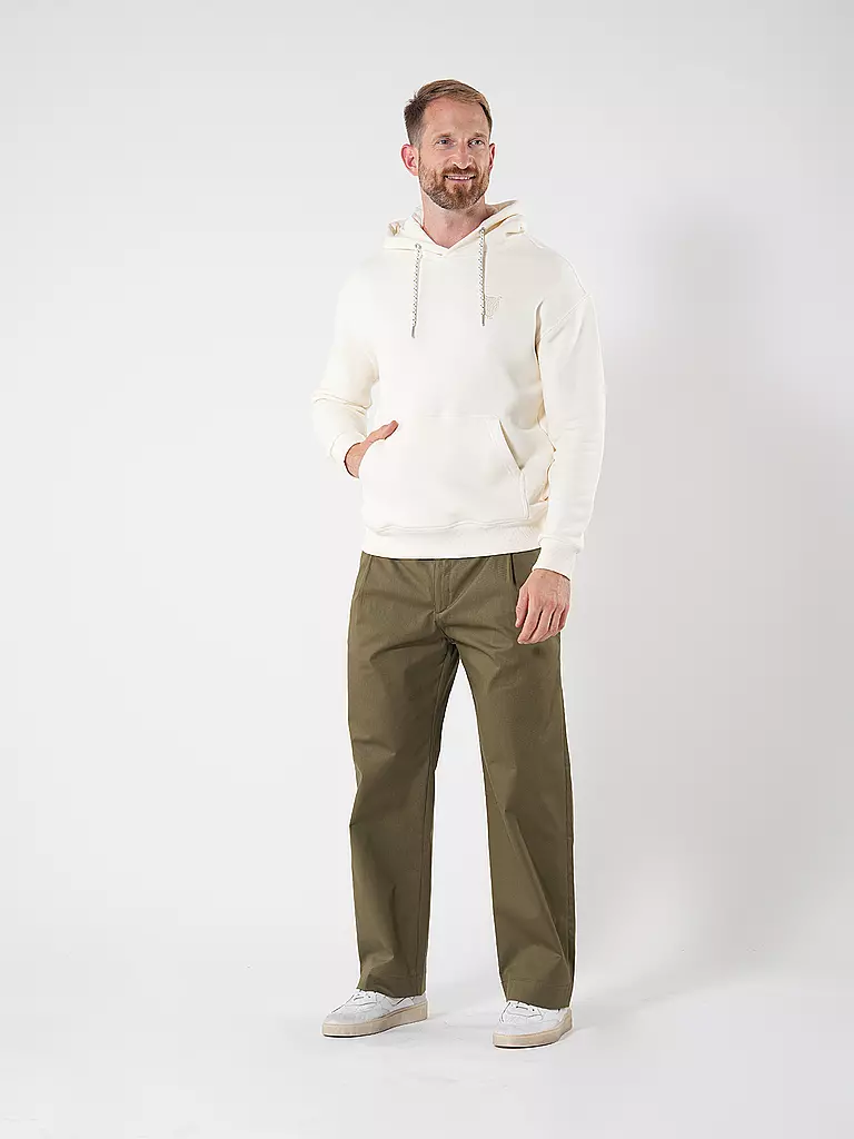 KNOWLEDGE COTTON APPAREL | Kapuzensweater - Sudadera con capucha | Crema
