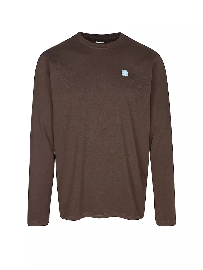 KNOWLEDGE COTTON APPAREL | Langarmshirt  | Marrón