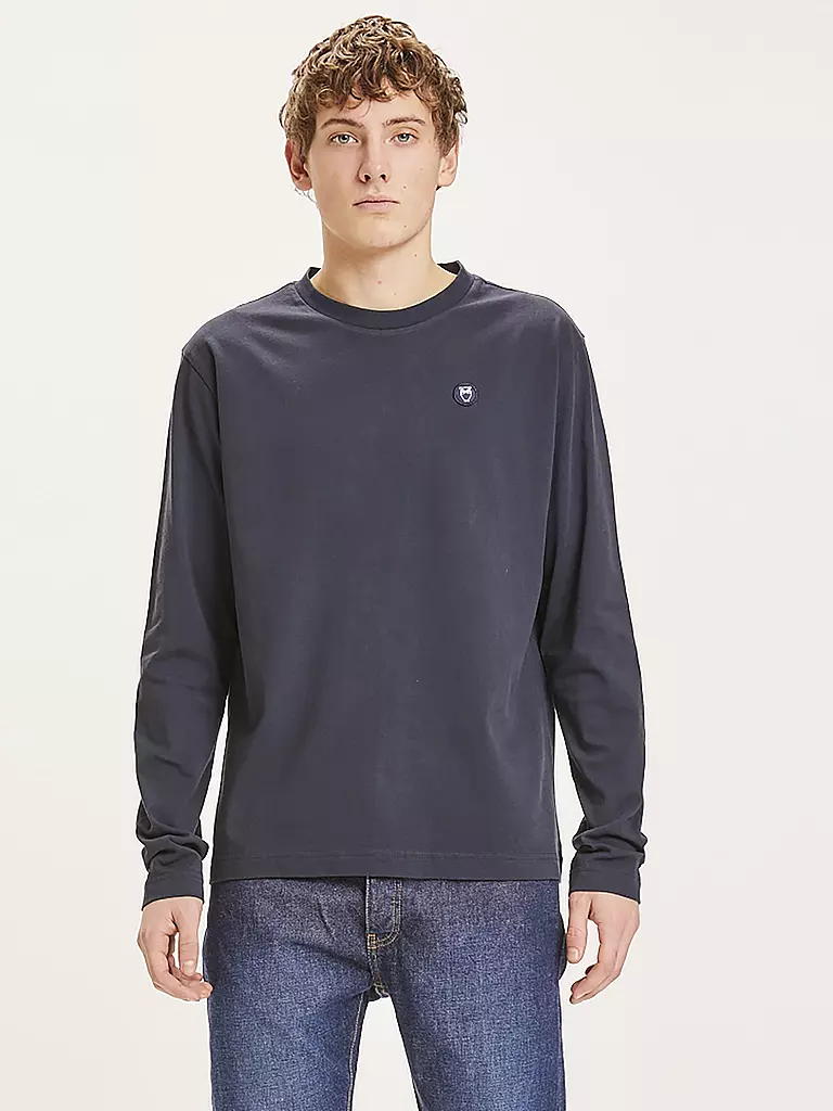 KNOWLEDGE COTTON APPAREL | Langarmshirt | Azul