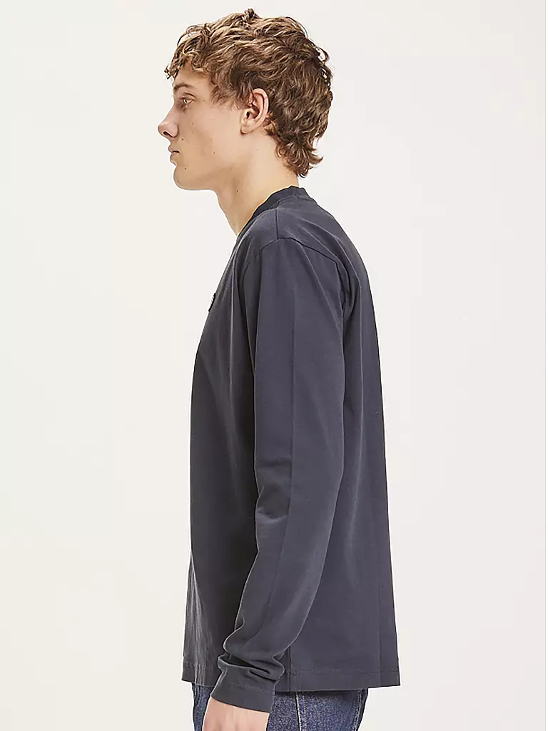 KNOWLEDGE COTTON APPAREL | Langarmshirt | Azul