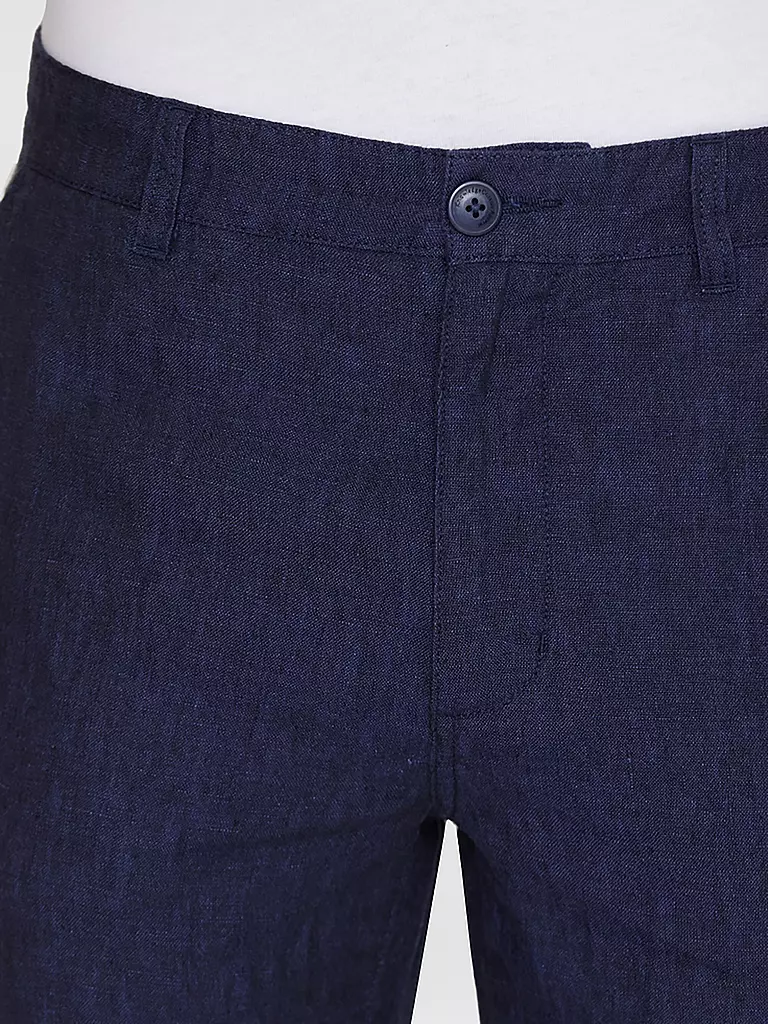KNOWLEDGE COTTON APPAREL | Leinenchino Loose Fit CHUCK | Azul