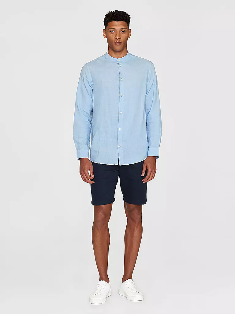 KNOWLEDGE COTTON APPAREL | Leinenhemd | Azul claro