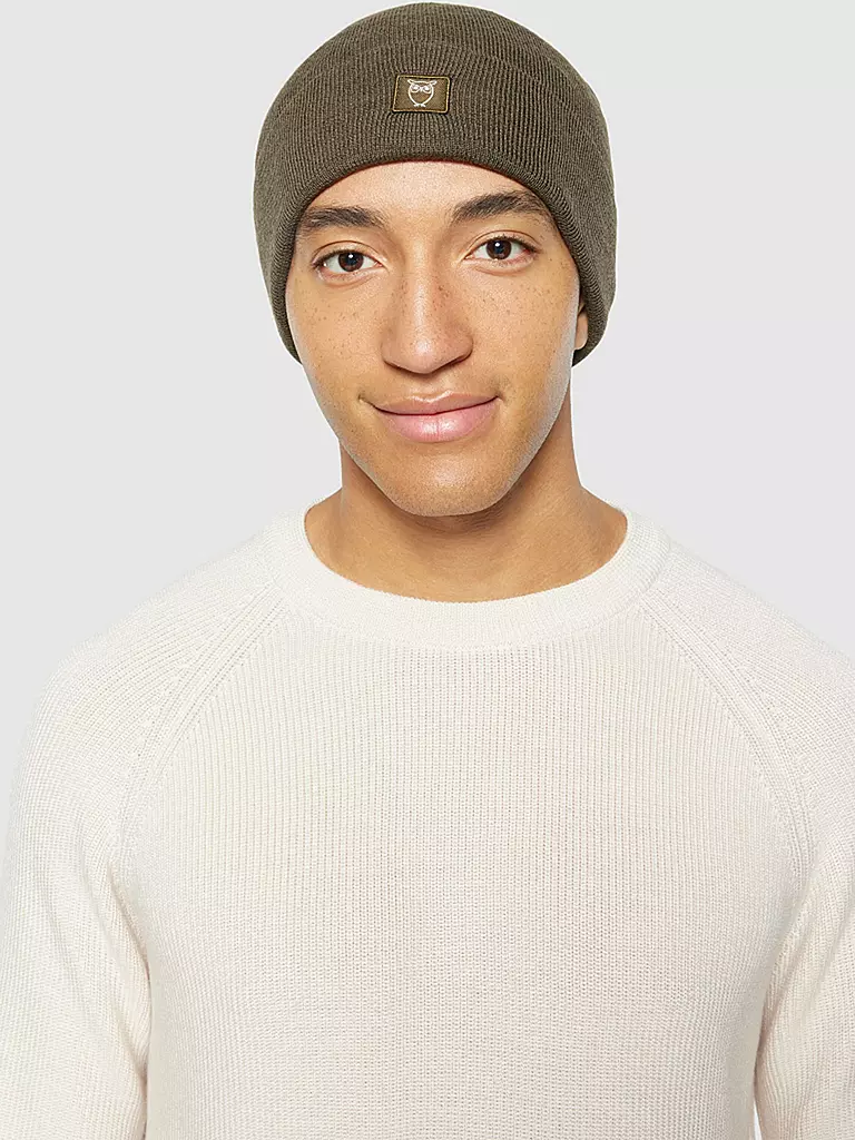 KNOWLEDGE COTTON APPAREL | Mütze - Haube | Oliva