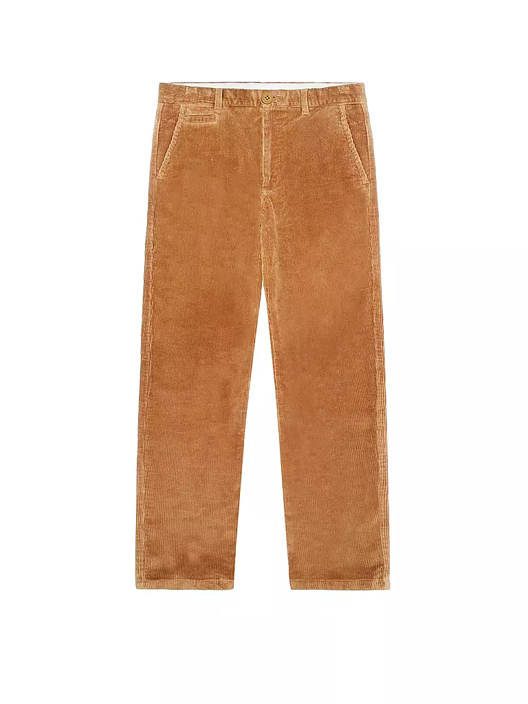 KNOWLEDGE COTTON APPAREL | Pantalón de pana corte recto CHUCK | Camel