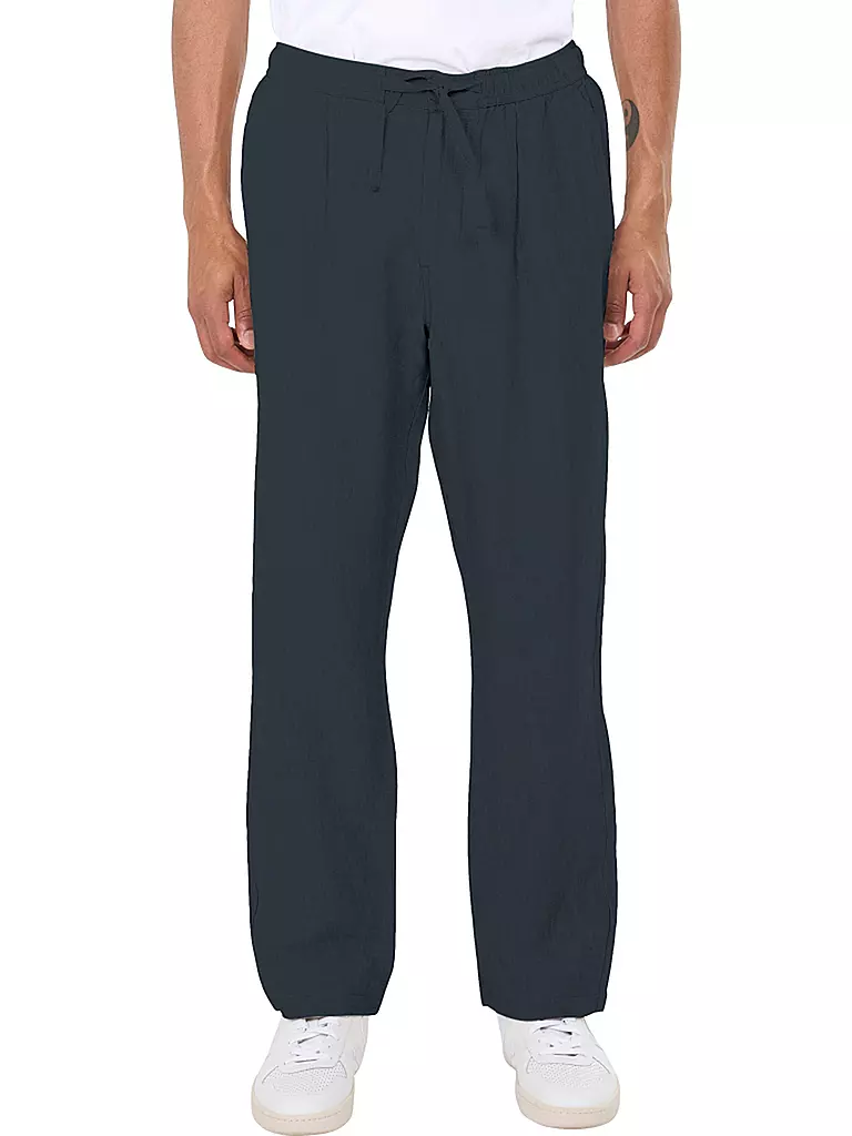 KNOWLEDGE COTTON APPAREL | Pantalones de lino | Azul
