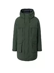 KNOWLEDGE COTTON APPAREL | Parka APEX CANVAS | Verde oscuro