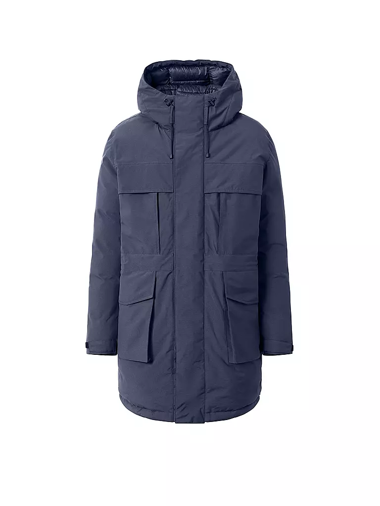 KNOWLEDGE COTTON APPAREL | Parka APEX CANVAS | Azul