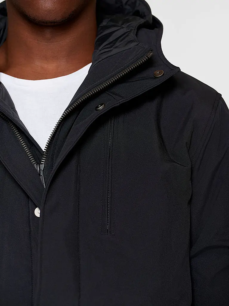 KNOWLEDGE COTTON APPAREL | Parka | Negro