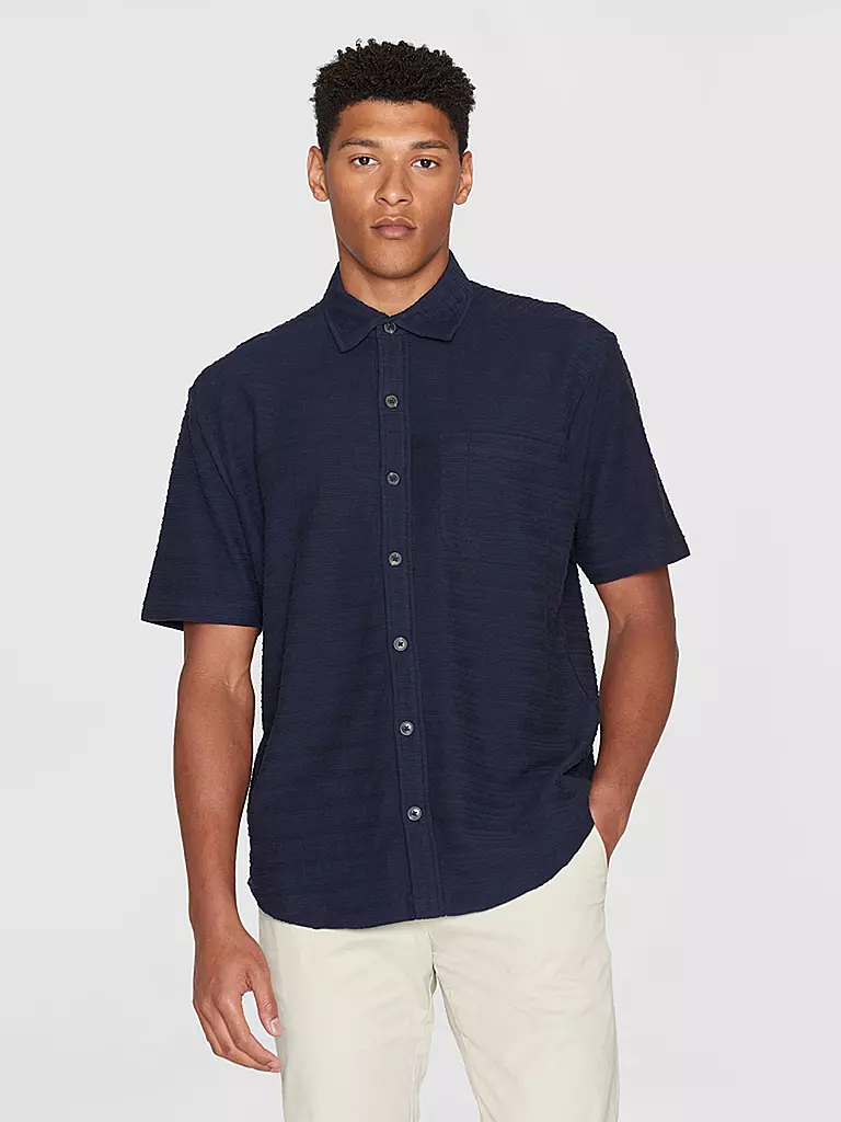 KNOWLEDGE COTTON APPAREL | Poloshirt  | Azul