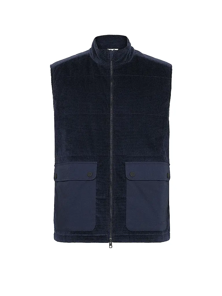 KNOWLEDGE COTTON APPAREL | Produktname: Cordgilet | Azul