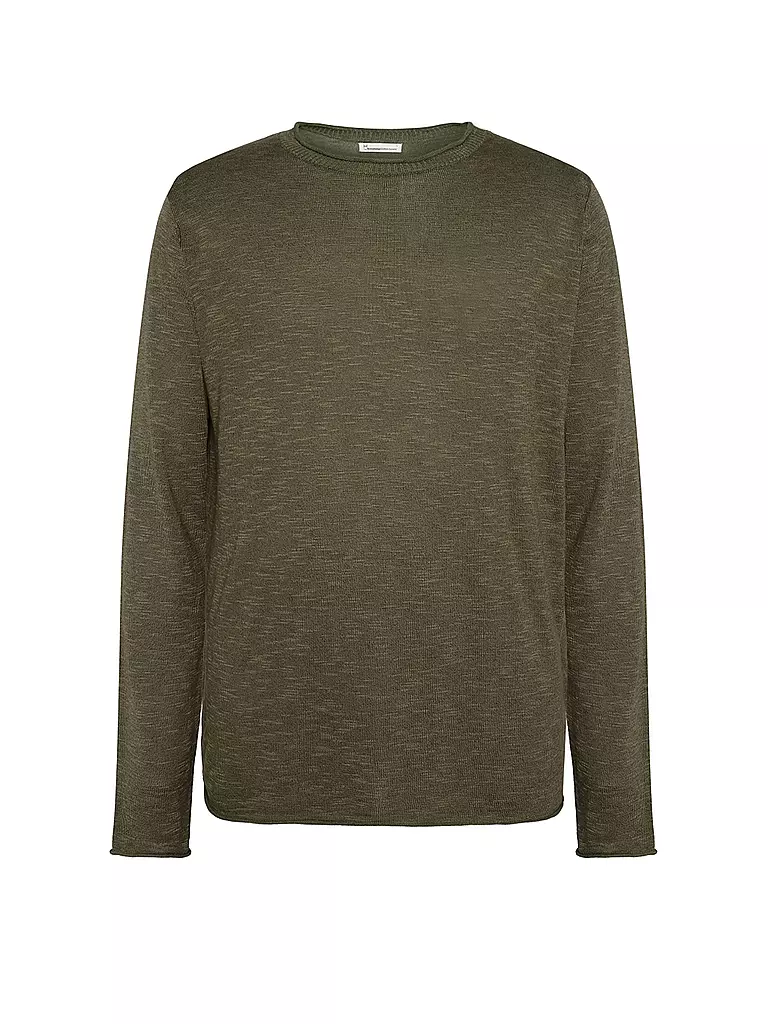 KNOWLEDGE COTTON APPAREL | Pullover  | Oliva