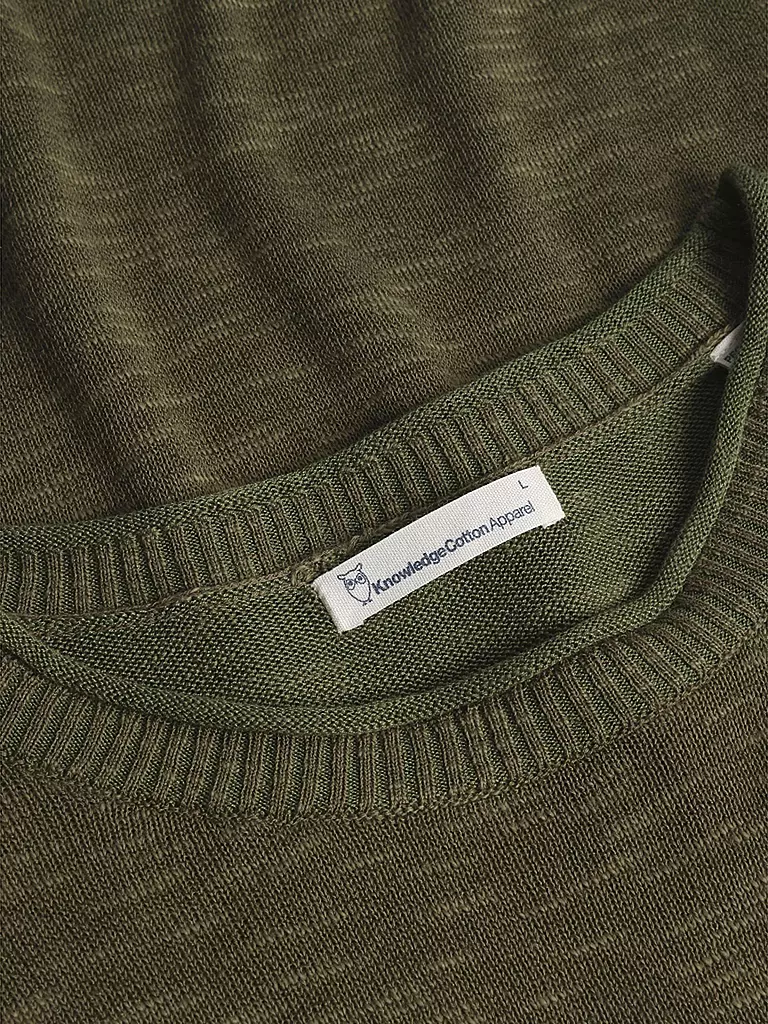 KNOWLEDGE COTTON APPAREL | Pullover  | Oliva