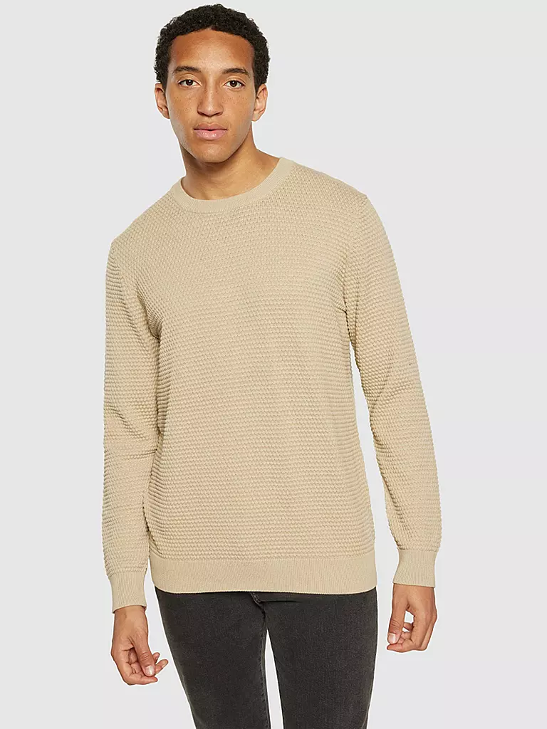 KNOWLEDGE COTTON APPAREL | Pullover VAGN | Beige
