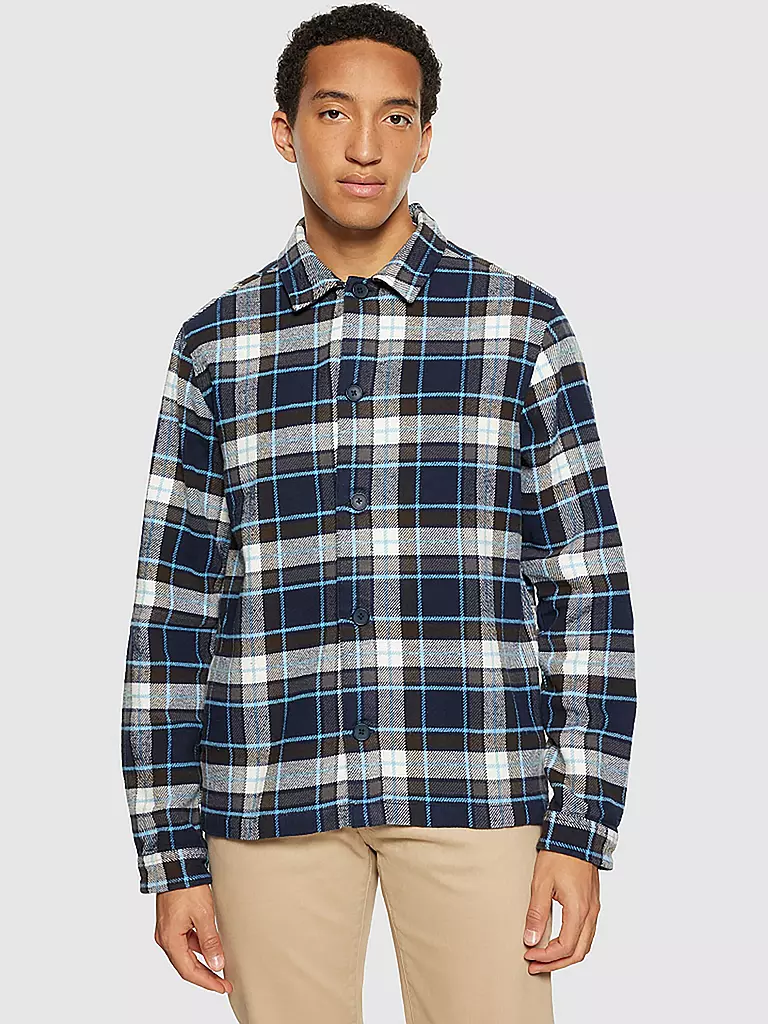 KNOWLEDGE COTTON APPAREL | Sobrecamisa de franela corte regular | 
