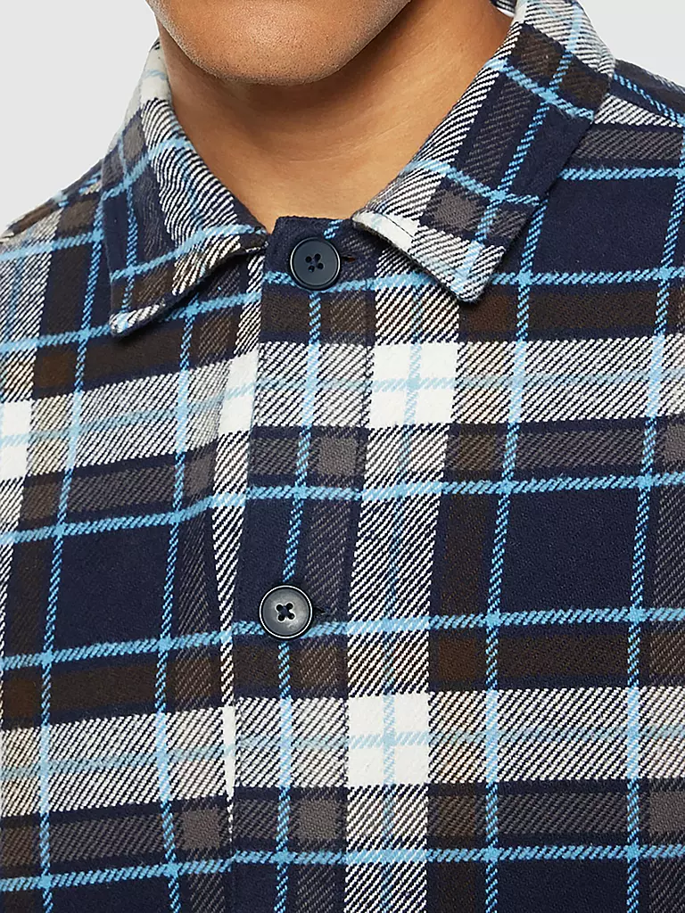 KNOWLEDGE COTTON APPAREL | Sobrecamisa de franela corte regular | 