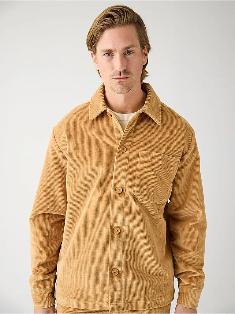 KNOWLEDGE COTTON APPAREL | Sobrecamisa | Camel