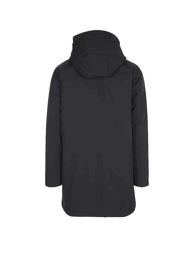 KNOWLEDGE COTTON APPAREL | Softshell Parka | Negro