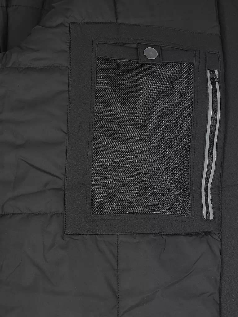 KNOWLEDGE COTTON APPAREL | Softshell Parka | Negro